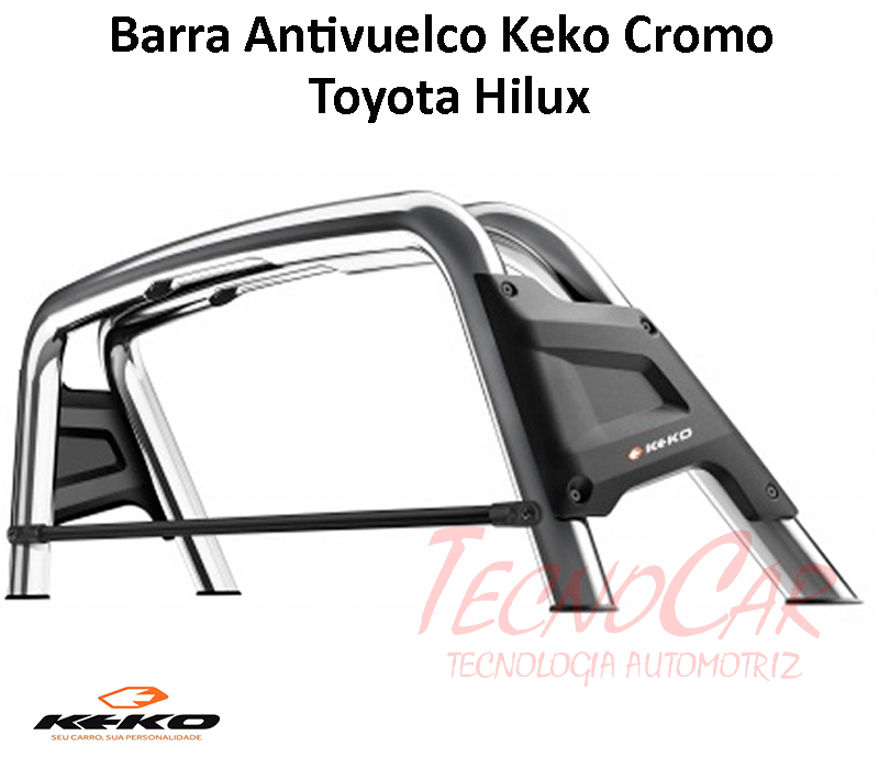 Barra Antivuelco Cromada Hilux